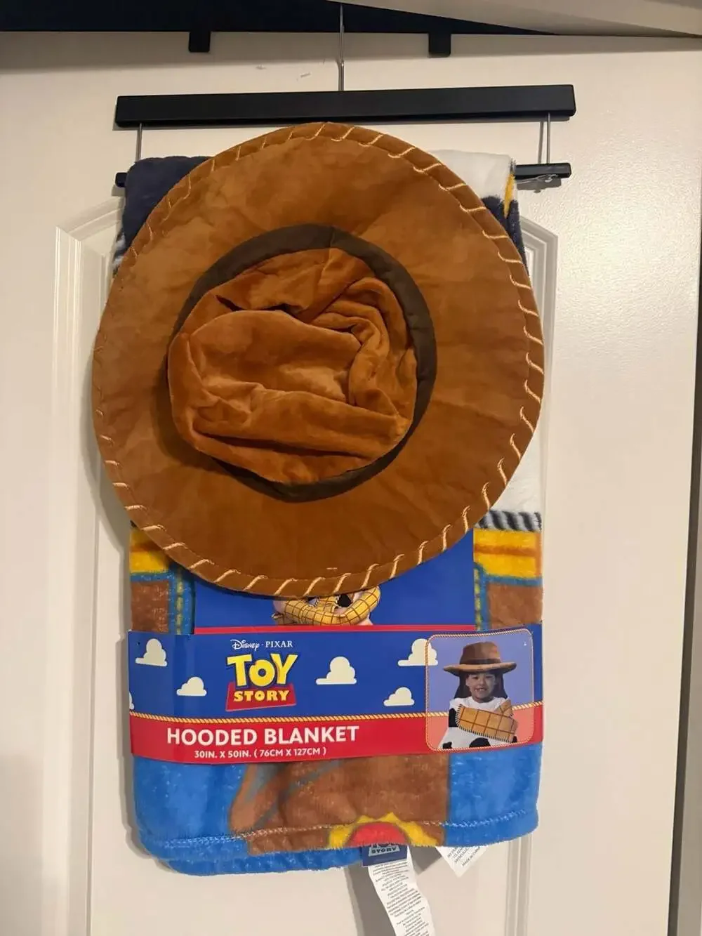 Disney Pixar Toy Story Woody Silk-Touch Hooded Blanket with Hat